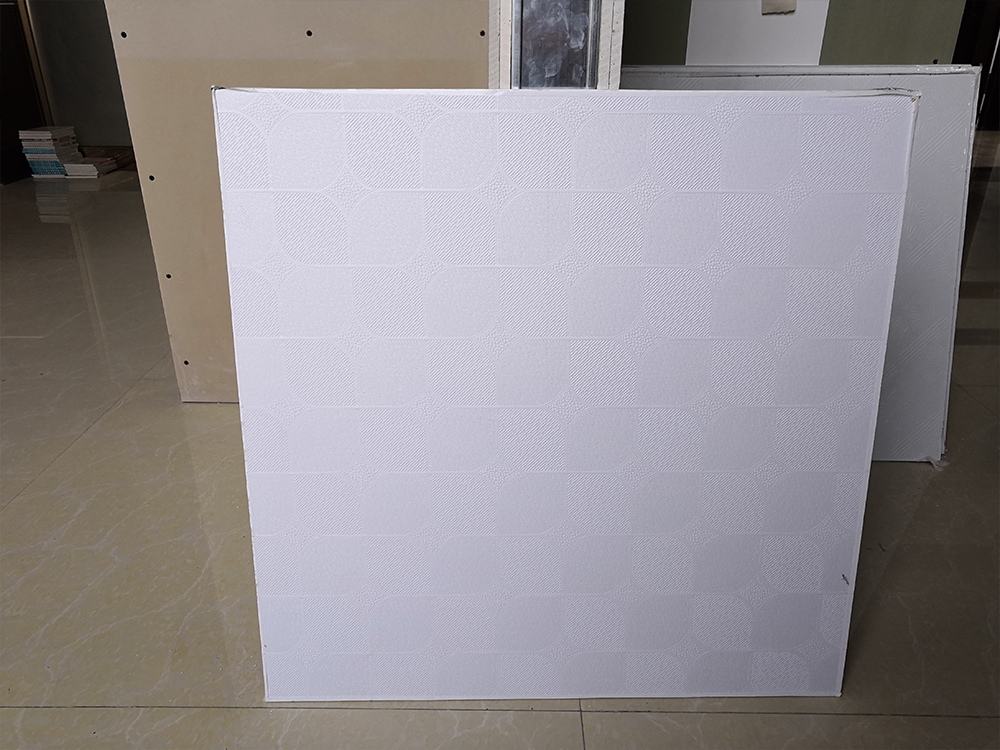 Gypsum fiber ceilings